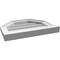 Ekena Millwork Octagonal Top Surface Mount PVC Gable Vent w/ 2"W x 2"P Brickmould Sill Frame, 18"W x 14"H GVPOT18X1403SN - alternate 5